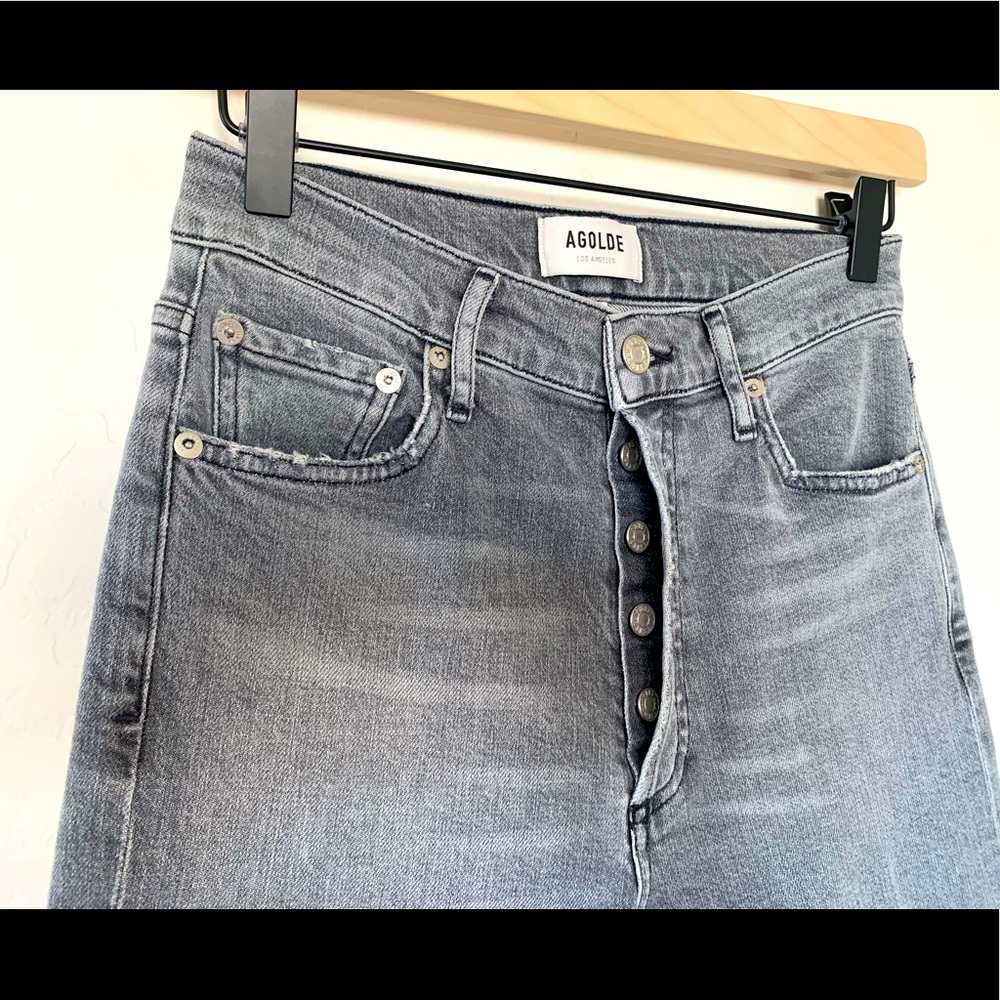 AGOLDE Nico High Waisted Skinny Jeans. Size: 25. Excellent condition. Like New!